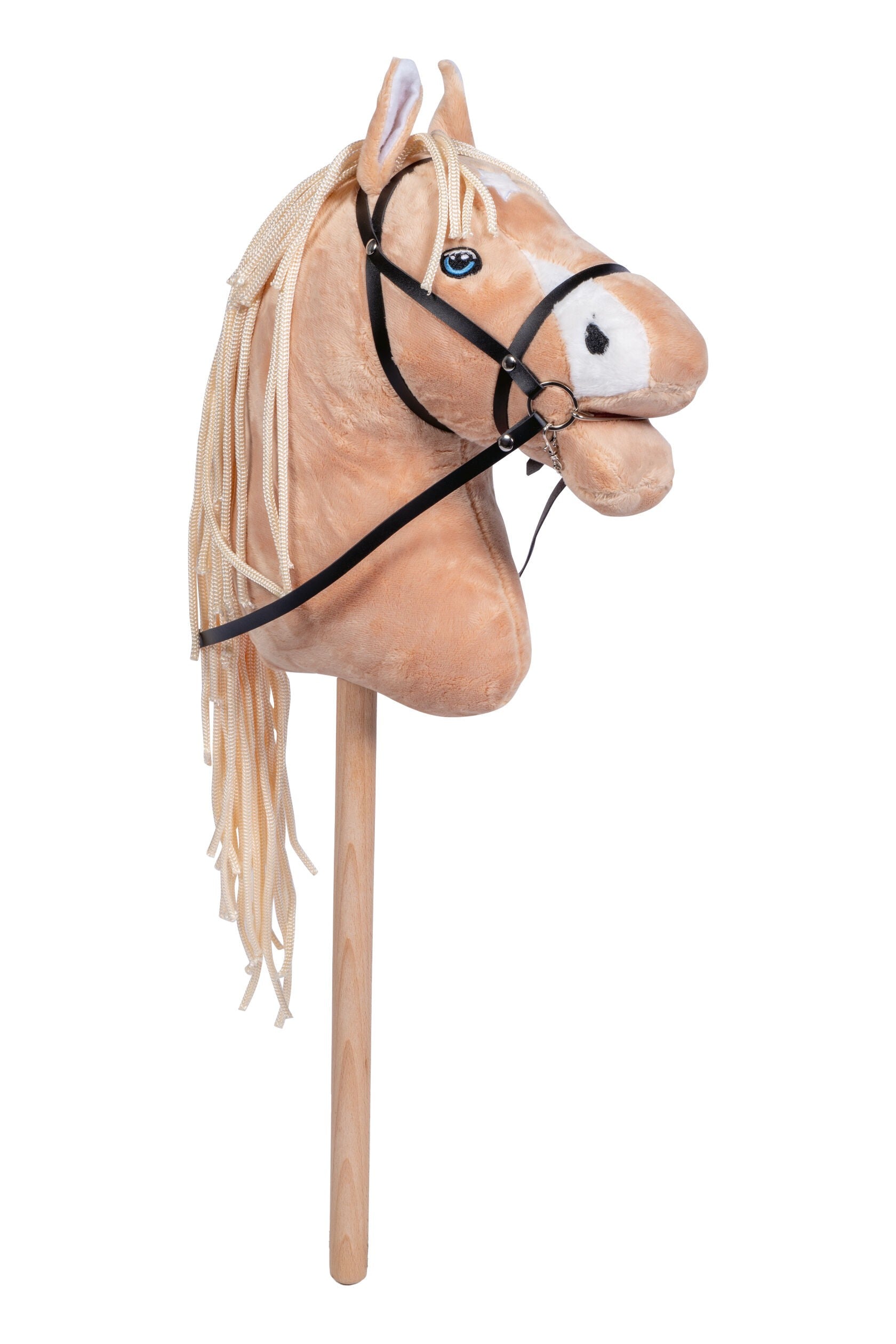 Stick Horse, Plush Handcrafted Hobby Horse for Toddlers & Preschoolers
