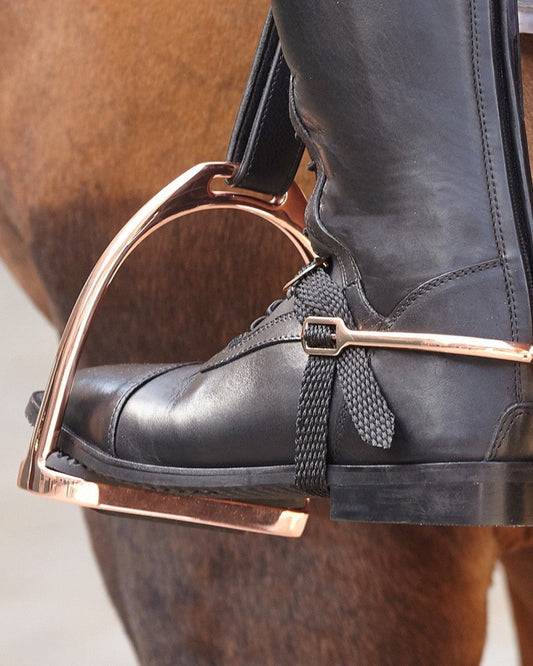 Rose Gold Stirrup Irons - Dressage Outfitters