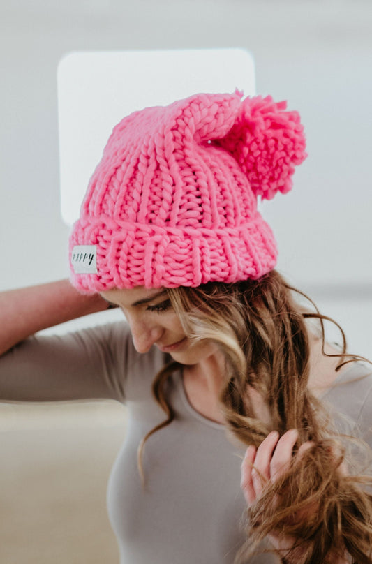 Obsessed With This Beanie - Pink